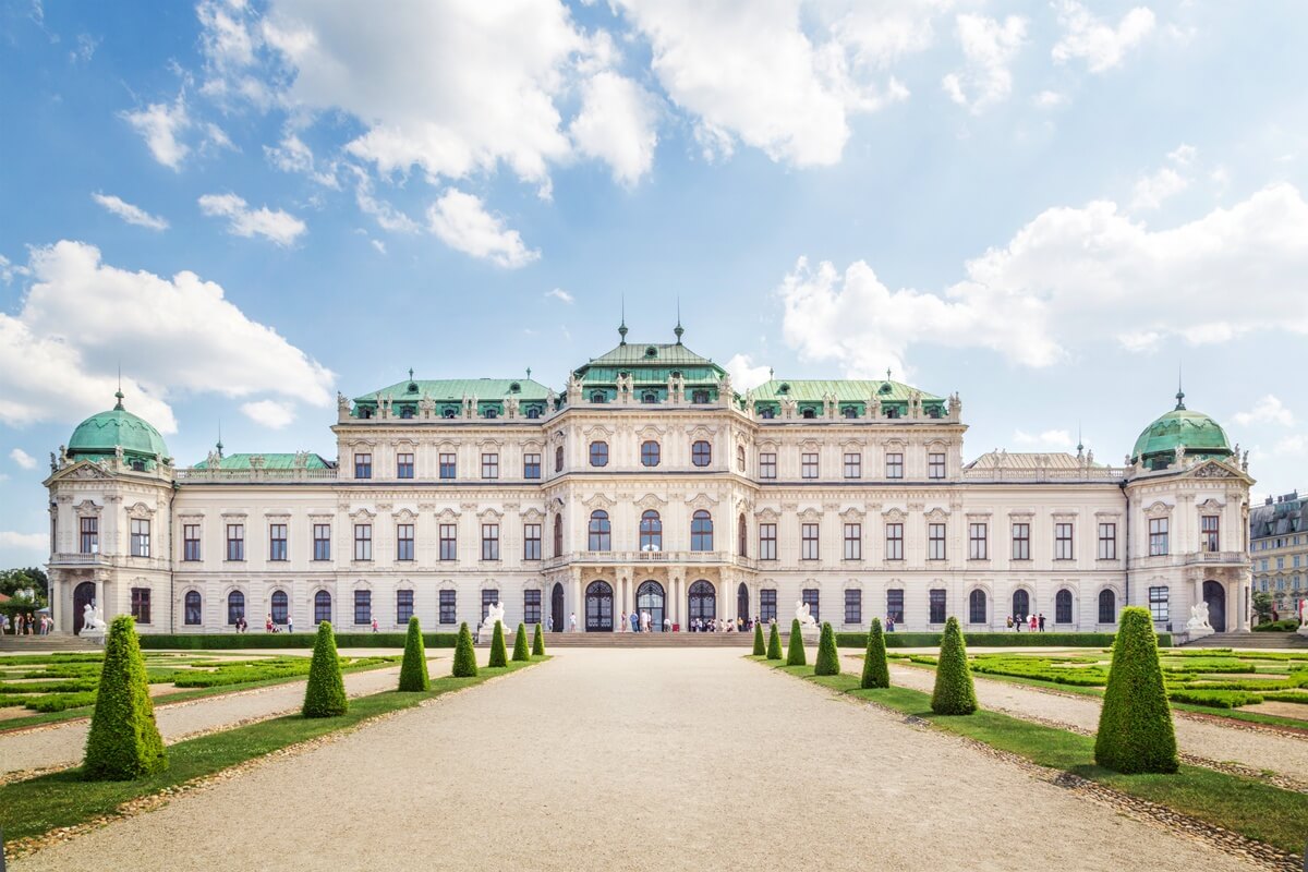 Monuments à Vienne : palais du Belvédère